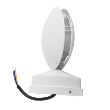 Imagem de KIMISS Lâmpada de Parede LED 10W - Luz Brilhante Redonda de 360° para Peitoril de Janela para Corredor, Corredor, e Sala de Estar, AC85-265V (Luz Branca)