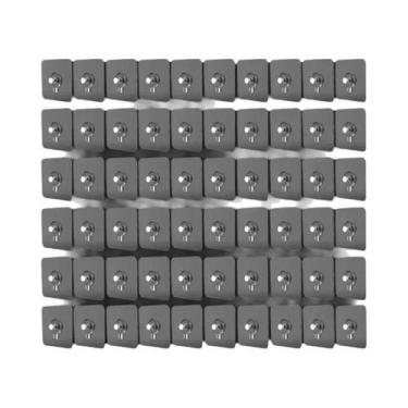 Imagem de Ganchos Adesivos Transparentes De Alta Resistência Para Pendurar Quadr