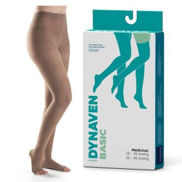Imagem de Meia Calça Compressiva  Sigvaris Dynaven Basic  20-30mmhg - Bege, G2
