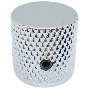 Imagem de Knob guitarra TELE metal cromado Flat c parafuso MXP KN039CR