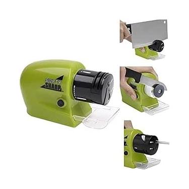 Imagem de Afiador Amolador de Faca Tesoura Elétrico 9cm – Compacto, Potente e Fácil de Usar