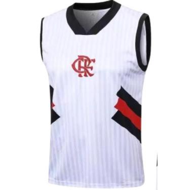 Imagem de Regata Flamengo Icon Branca 2023, Branco, 2XL