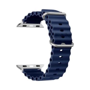 Imagem de Pulseiras Ocean Para Apple Watch Series 7 6 5 4 3 SE 8 Ultra Compatíve
