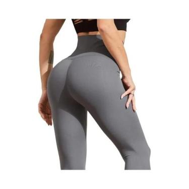 Imagem de Leggings Femininas De Cintura Alta Com Alta Elasticidade E Efeito Leva