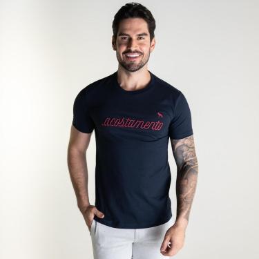 Imagem de Camiseta Acostamento Marinho Embroidery Masculina-Masculino