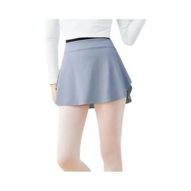 Imagem de Saia De Balé Preta Para Mulheres Com Fenda Lateral, Vestuário De Dança