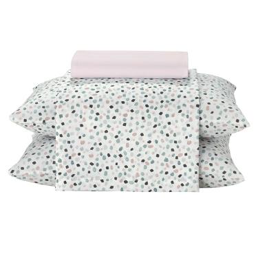 Imagem de Jogo de cama Casal 100% Algodão 150 fios 4 Peças Provença - Döhler