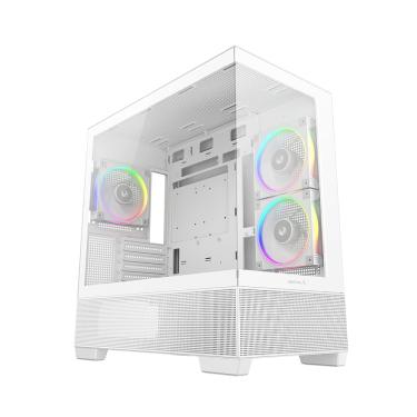 Imagem de Gabinete Gamer Deepcool CG380 MicroATX Com 3 Fans Branco