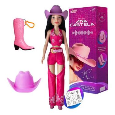 Imagem de Boneca Ana Castela Original Boiadeira Chapeu Novabrink