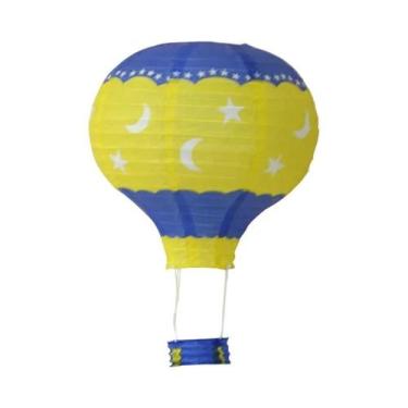 Imagem de Lanternas De Papel Em Forma De Balão De Ar Quente DIY De 12 Polegadas 