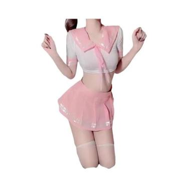 Imagem de Fantasia Sexy De Empregada plus Size Para Casais, Traje Exótico Lolita