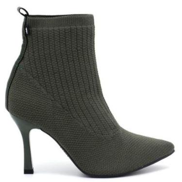 Imagem de Bota Dakota Cano Curto Malha Salto Fino Feminino G5813-Feminino