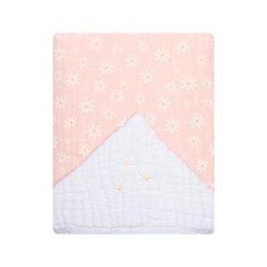 Imagem de Toalha Banho Bebê Papi 3 Camadas Fralda Sof Capuz 0 A 4 Anos Toalha Pa