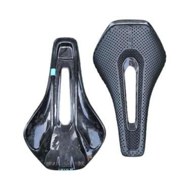 Imagem de Selim De Bicicleta Ergonômico Em Carbono Impresso Em 3D 245x135/145mm 