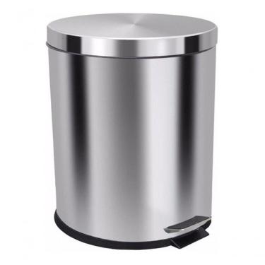 Imagem de Lixeira com Pedal 30 Litros em Aço Inox com Balde Interno Removível Inox