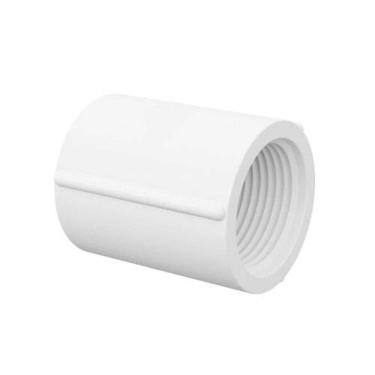 Imagem de Luva com Rosca para Tubulação B 3-4 em PVC para Conexões 1-2 e 3-4 Resistente a 750 KPA