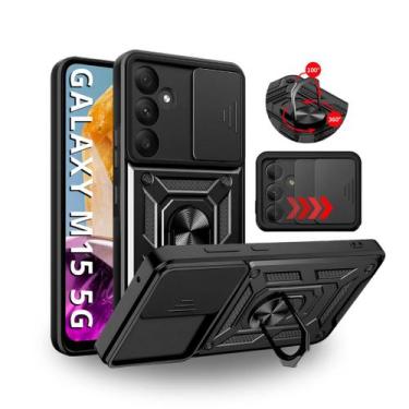 Imagem de Capa Capinha Armor Ring Galaxy M15 5g Anti Impacto Proteção Total Câme