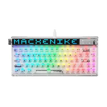 Imagem de Teclado Mecânico Gamer Machenike KT68-B68W Pro, 65%, Switch Gateron No