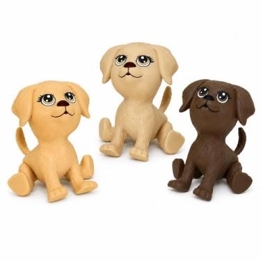 Imagem de Kit 3 Cachorrinhos Mini Pets Barbie Honey Taffy e DJ Pupee