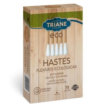 Imagem de Hastes Flexíveis Eco Algodão TRIANE 75 Unidades