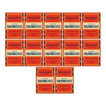 Imagem de Sabonete Granado Sulforoso Barra 90g - Kit 12 Unidades