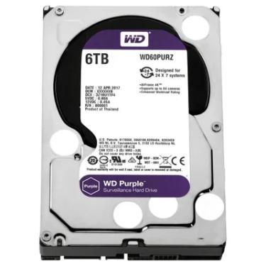 Imagem de HD WD Purple Surveillance, 6TB, 3.5, SATA - WD60PURZ