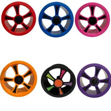 Imagem de Kit 6 Carretilhas De Plástico Para Pipa 21cm Cor:Variadas - Pitbull, V