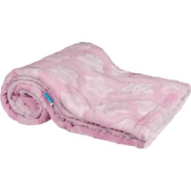 Imagem de Mantinha Bebê Super Macia Dupla Face Buba, Rosa