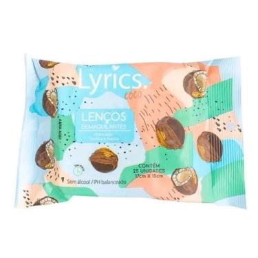 Imagem de Lenço Demaquilante, Coco, Lyrics 25 unidades. Hidrata e Tonifica