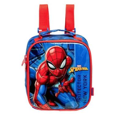 Imagem de Bolsa Lancheira Infantil Spider Man X2 Para Escola - Xeryus