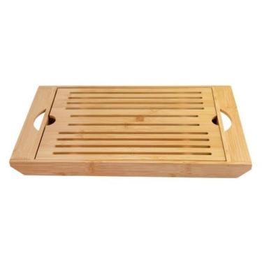 Imagem de Tábua Migalheira para Pão em Bambu 34x22cm - Y888