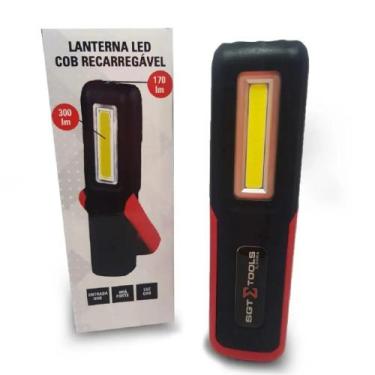 Imagem de Lanterna led cob recarregável 10w  300lm - SGT