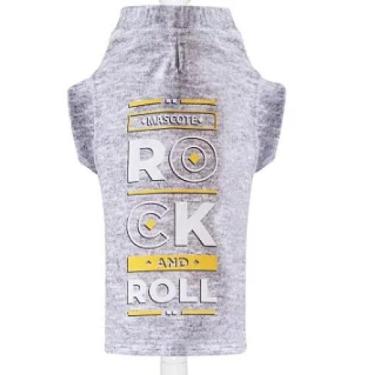 Imagem de Roupa Pet - Camiseta Rock Mescla- TAM GG - Mascote Pet