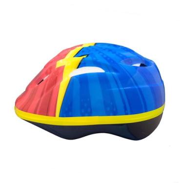 Imagem de Capacete Infantil 52/56cm 8 Furos Modelo Rapid Gta, Vermelho