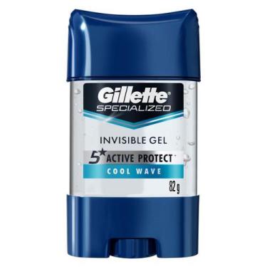 Imagem de Desodorante Gel Antitranspirante Gillette Cool Wave Stick 82g, 1