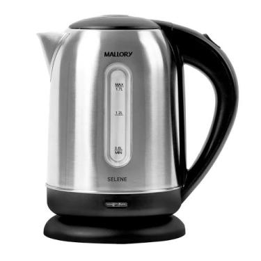 Imagem de Chaleira Elétrica Mallory Selene em Aço Inox 1,7l 1200w 127v