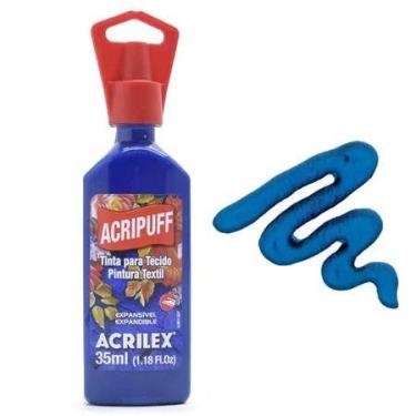 Imagem de Tinta Acripuff 35ml Cor 501 Azul Turquesa Acrilex