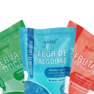 Imagem de Kit 3 Sabonetes Líquidos Hidratante Mãos E Corpo 400ml Flor De Algodão