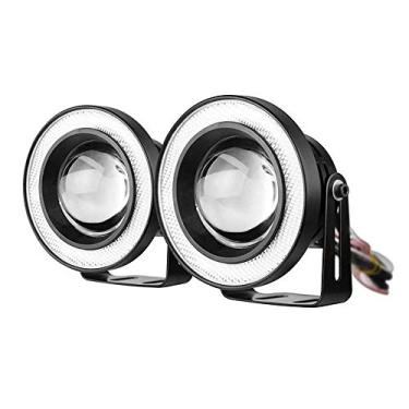 Imagem de ESUPPORT 2 peças 12 V 30 W COB LED neblina projetor de luz carro anjo anel halo DRL lâmpada farol lanterna de direção lâmpadas