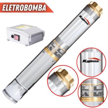 Imagem de Motobomba Submersa tipo Caneta Kajima 2,5 Polegadas 0,3hp 11 Estágios 127V corrente de...