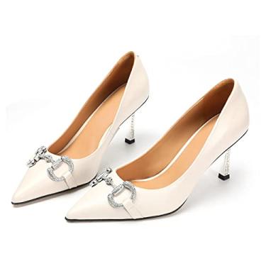 Imagem de Sapatos femininos de salto alto, sapatos de salto alto, sapatos confortáveis para escritório, negócios, casual, festa, casamento