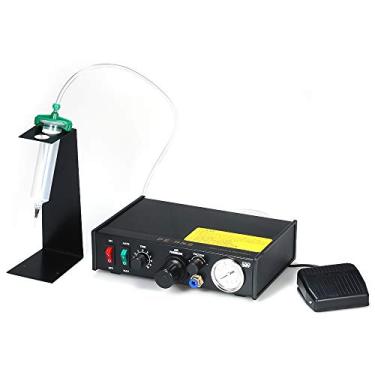 Imagem de Qudai Máquina semi-automática do distribuidor da colagem Máquina dispensando exata do controlador do profissional Máquina colando da precisão da máquina da colagem do gotejamento do controle de Dig NP