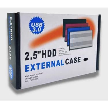Imagem de Case Externo Hd Notebook Serial Ata Compacto Bolso Usb 3.0