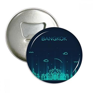Imagem de Imã de geladeira com emblema multifuncional Thai Customs Culture Shadow Bangkok