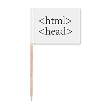 Imagem de Marcadores de palito de dente HTML para decoração de festa