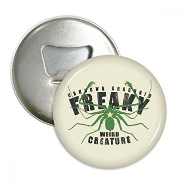 Imagem de Ilustração de Estrela de Aranha Verde Ilustração Abridor de Garrafas Imã de Geladeira Emblema Multifuncional