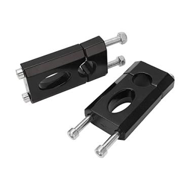 Imagem de 1 par de Braçadeira de Montagem do Guiador, 7/8 pol. Alumínio Revestimento Preto Clipe de Elevação do Guiador para Motocicleta