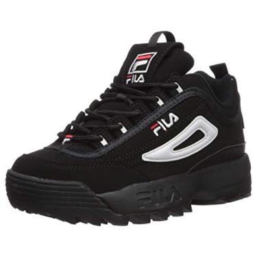 Imagem de Fila Tênis infantil Disruptor II, Preto/Branco/Vermelho Virtual, 20