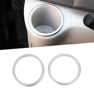 Imagem de JIERS Para Nissan NV200 Evalia 2013-2018, capa de acabamento de ventilação de ar cromada ABS moldura interior guarnição tampa de caixa de água frontal