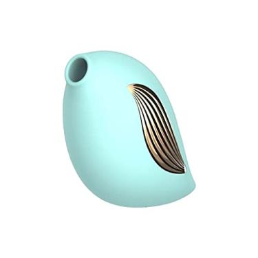 Imagem de Vibrador de Clitóris Mamilo Sucção Oral Estimulador Feminino Brinquedos Sexuais Zatla Shop (Azul)